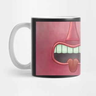 Cherry Red Tongue Mask! Mug